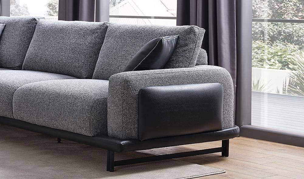 Gusto Corner Set - Gray