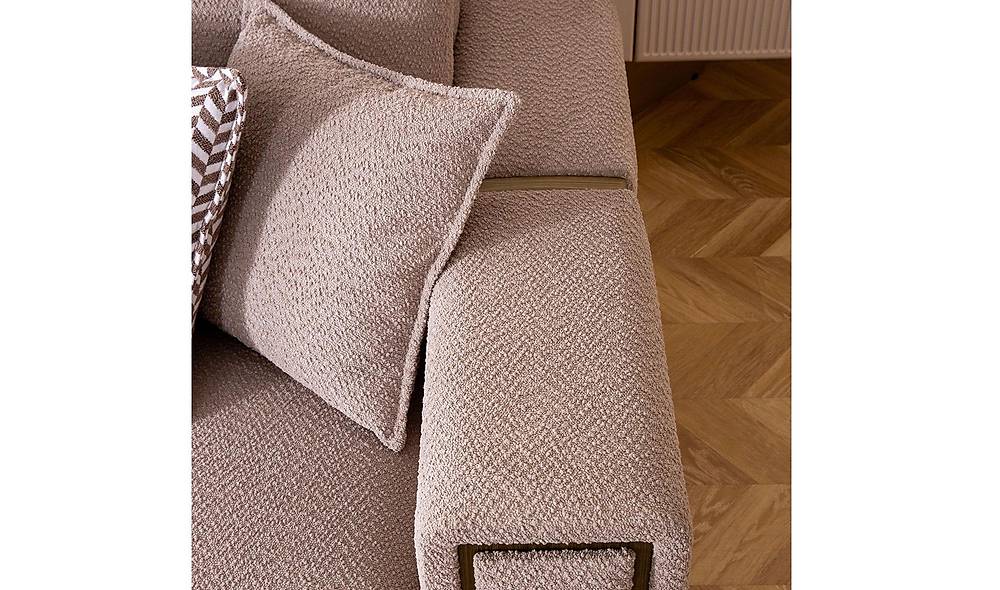 Tiana Sofa - Tumbled Gold - Vizon