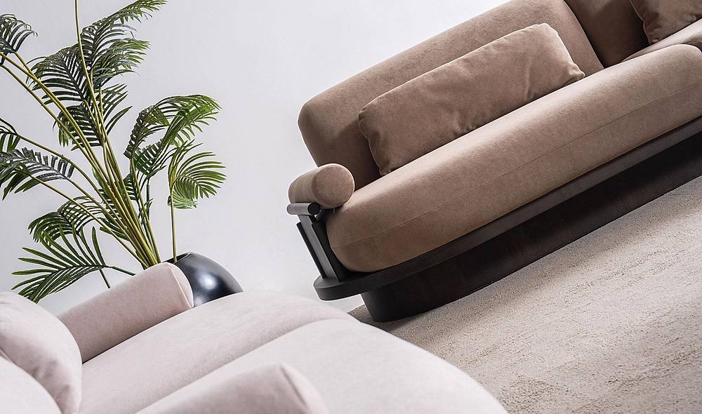 Bitez Sofa Set - Dark Walnut