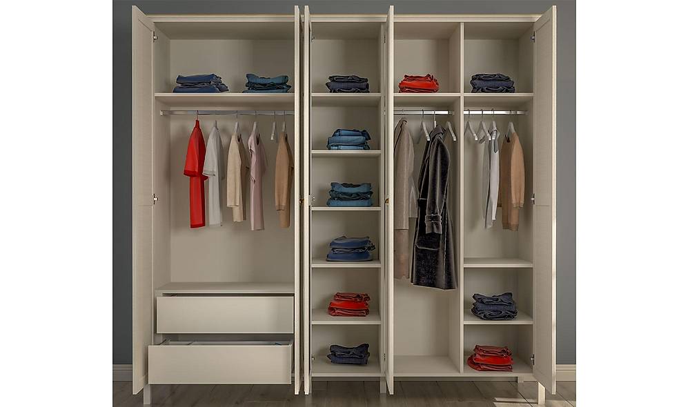 Astoria Wardrobe - 5 Door