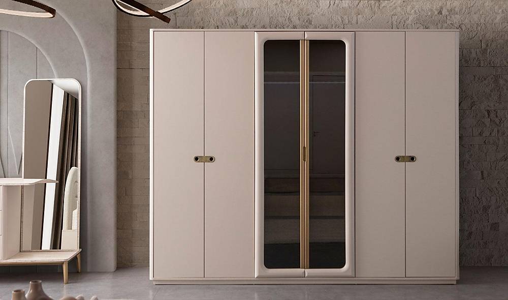 Cunda 6 Door Wardrobe