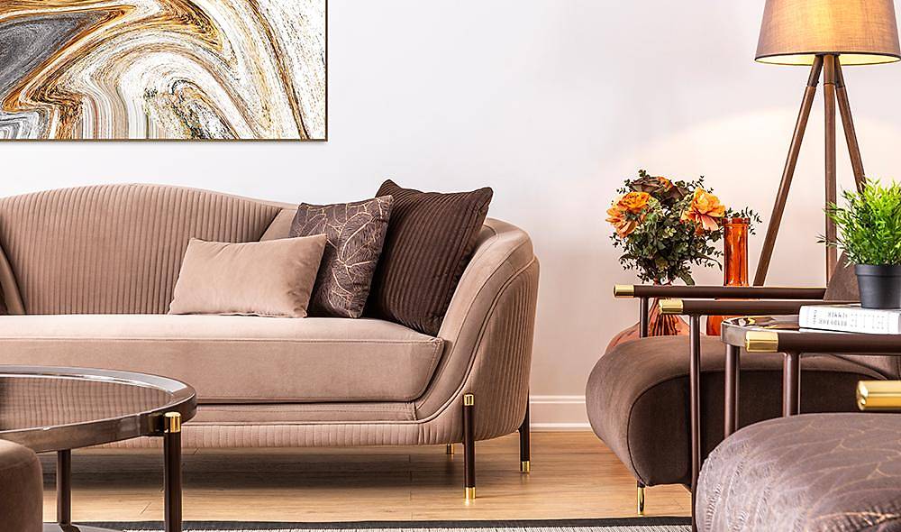 Leaf Sofa - Brown