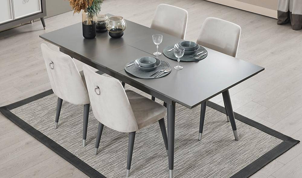 �zmit Gray Dining Room