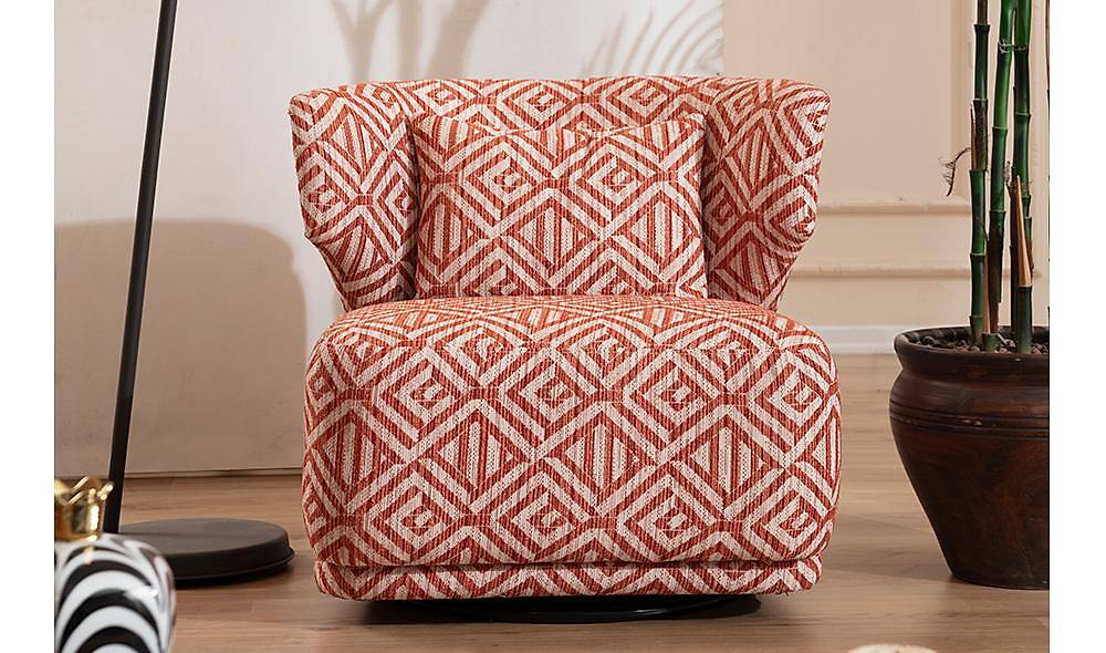 Brown Sofa Set - Cream Pink