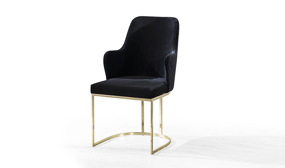 Cavalli Luxury Chair 6 Piece - Black