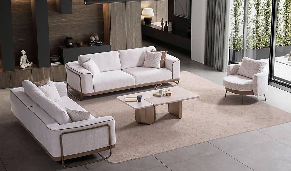 Calipto Sofa Set - Beige