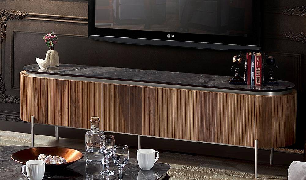 Mood Walnut Silver Dining Room