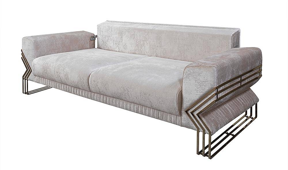 Kayra Living Room Set - Ecru