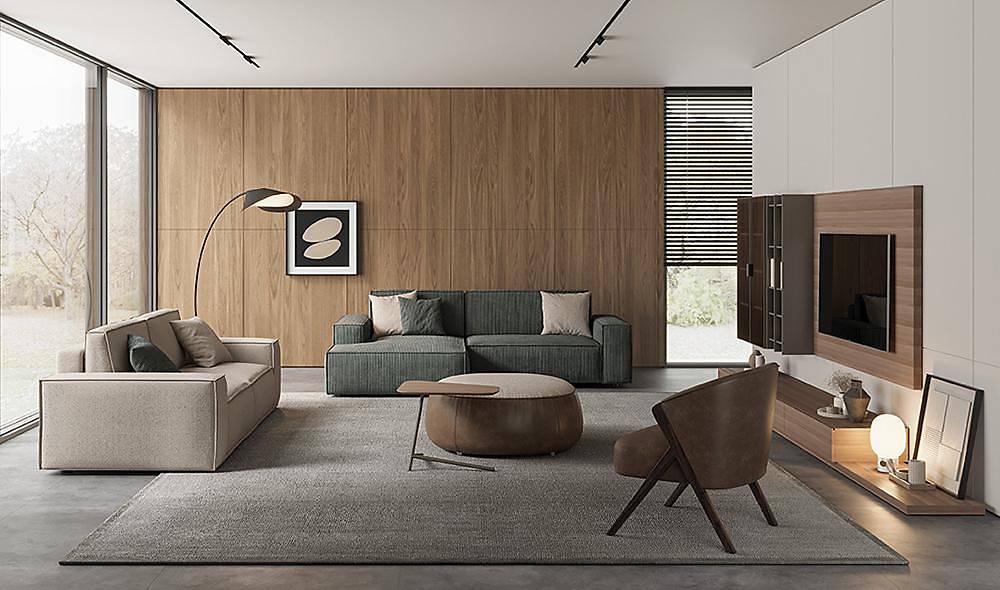 Space Corner Sofa Set