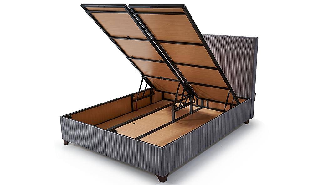 Plato Base + Headboard - Gray