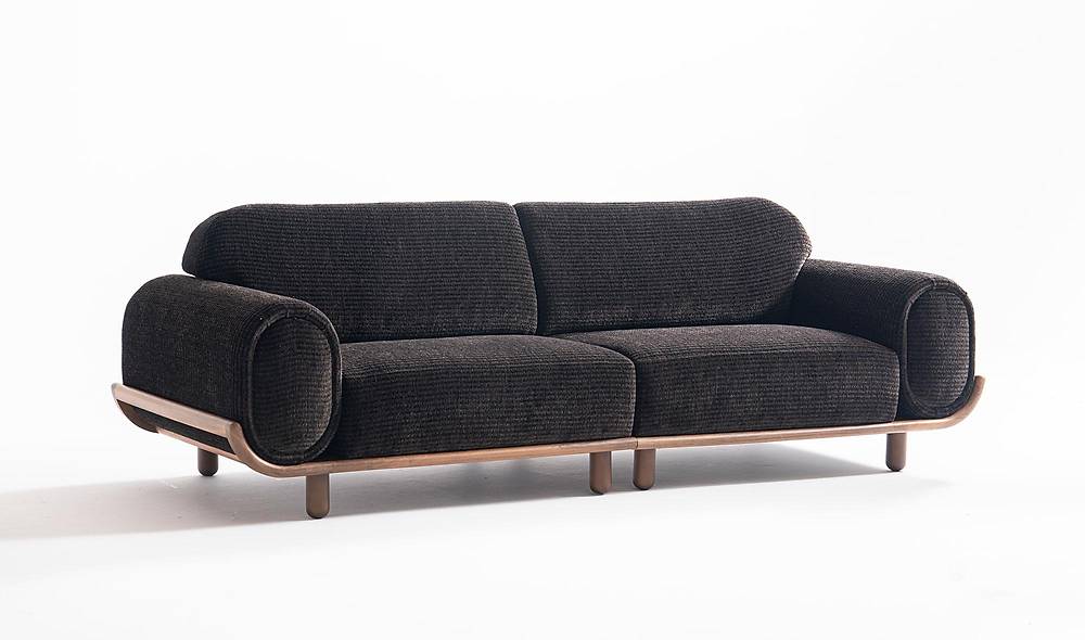Maisie Sofa Set - Dark Brown