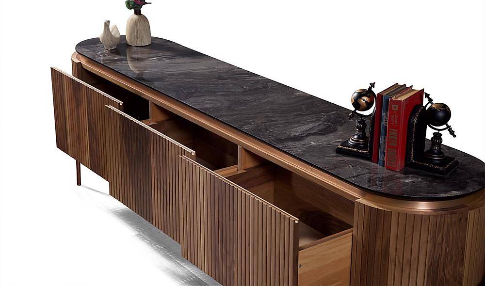 Mood Walnut Bronze Dining Room