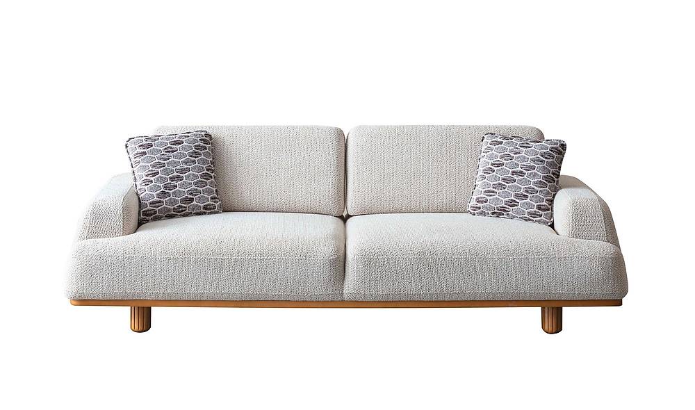 Linz Sofa - Brown - Cream