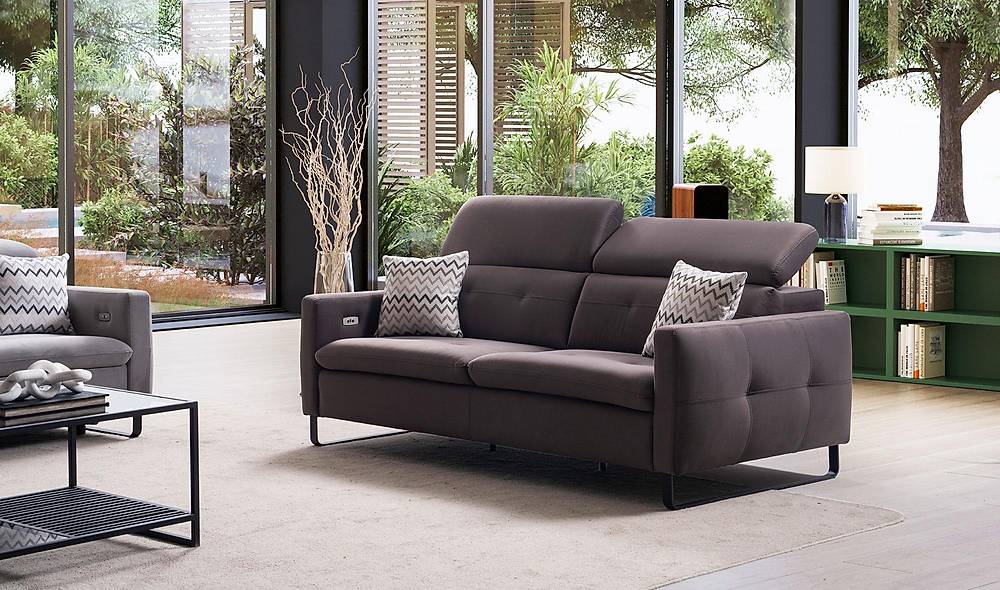 Alissa Sofa Set With Motor - Gray