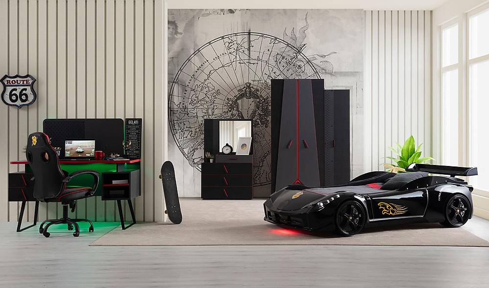 Network Car Teen Room - Black