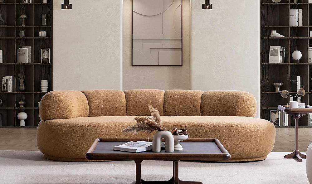 Minty Sofa - Cinnamon