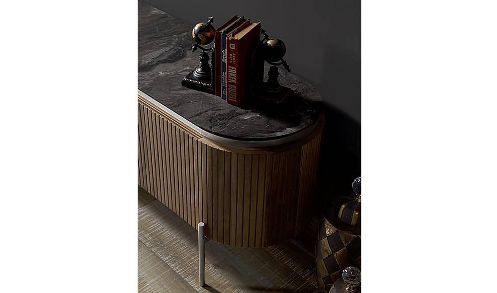 Mood Walnut Silver Dining Room