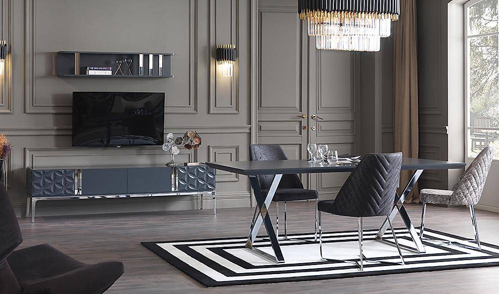 Vadi Anthracite Dining Room