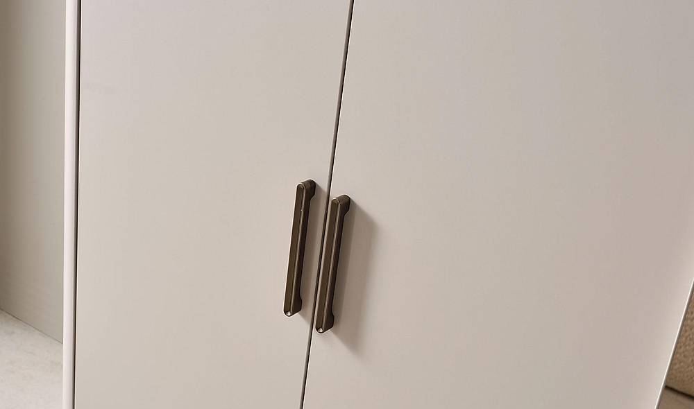 Monica 6 Door Wardrobe - Cream
