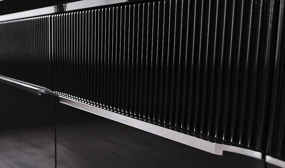 Clara Black Silver Dining Room
