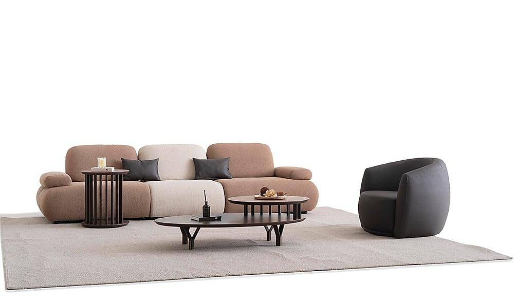 Beal Sofa Set - Brown