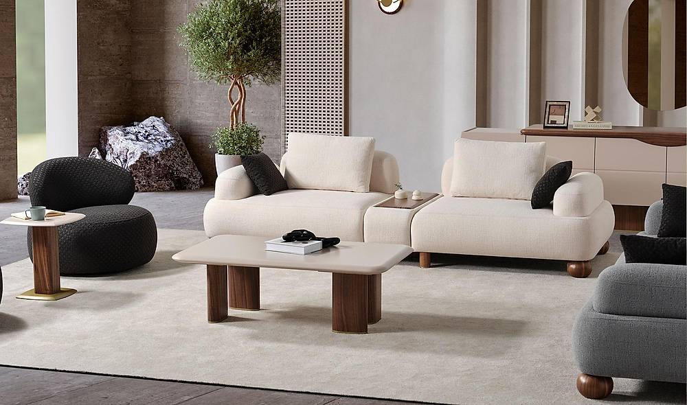 Lizay Sofa Set - With Leg