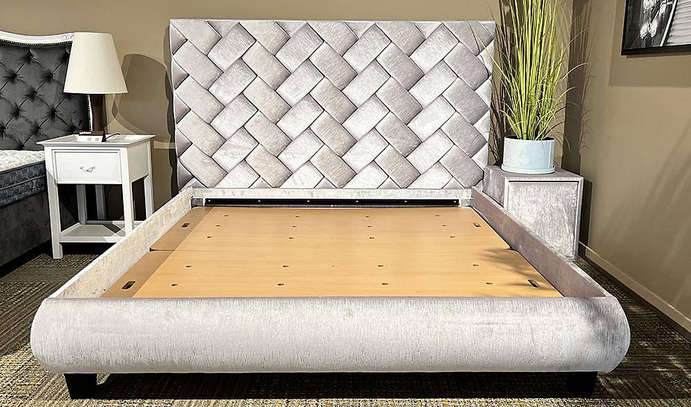 Yatsan Loft Flow Baza + Başlık + 1 Komodin + Bench - Teşhir