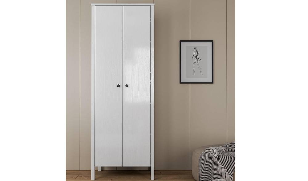Esli 2 Door Wardrobe - Hanger