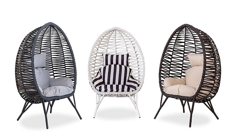 Holiday Single Garden Sofa - White