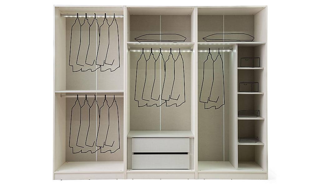 Calma 6 Door Wardrobe