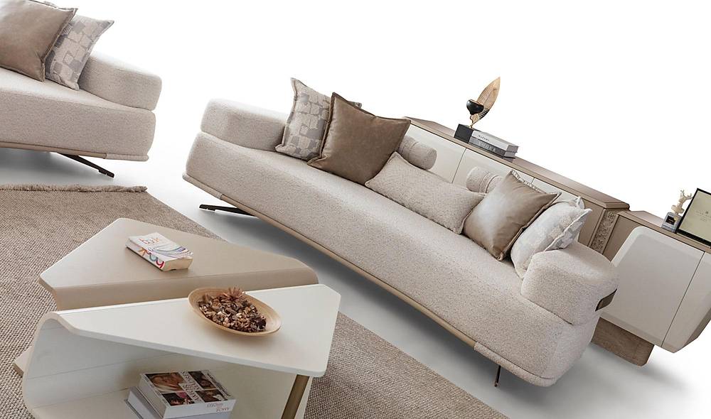 Naples Sofa Set - Metal Leg