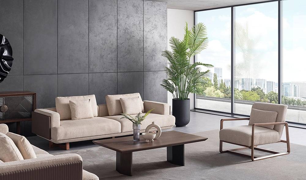World Sofa Set - Brown