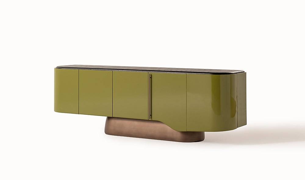 Letonya Console - Green
