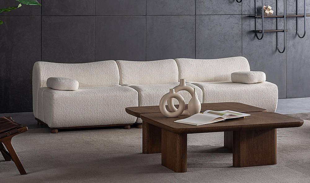 Mina Sofa - Quad - White