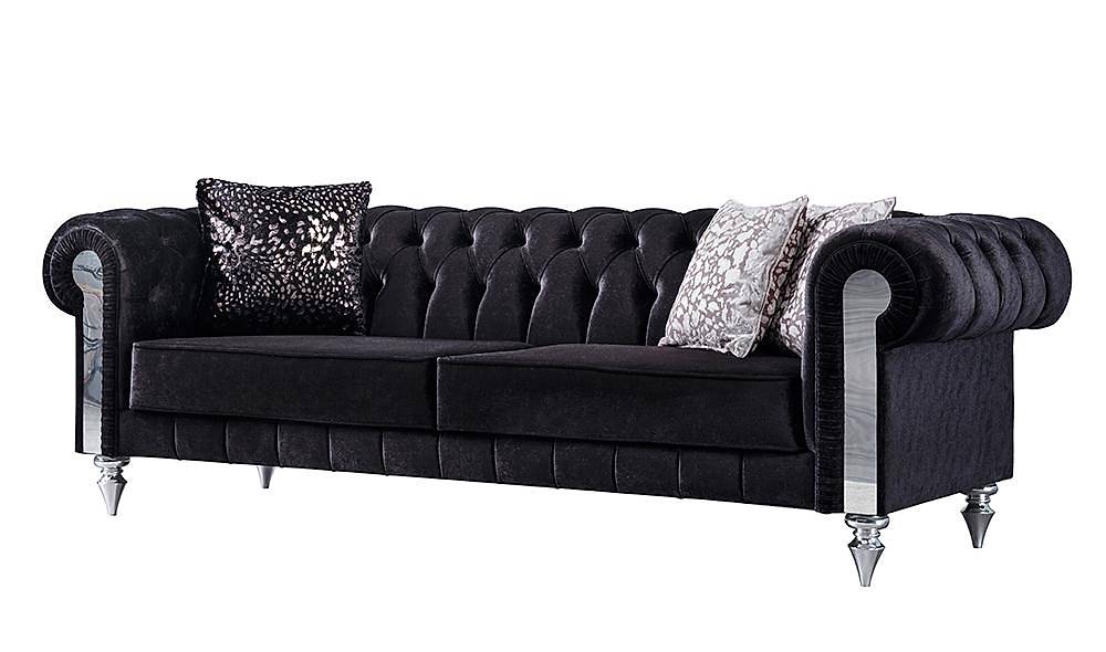 Veronica Chester Black Sofa