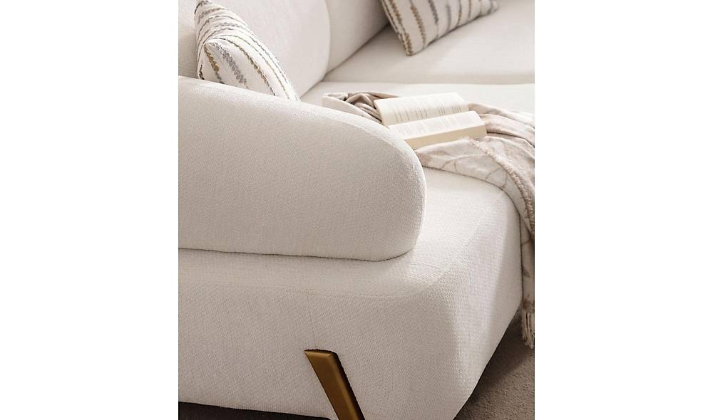 Ramona Sofa Set - Antique Gold