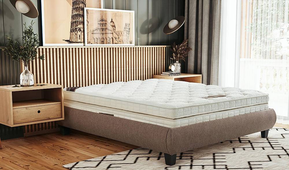 Yatsan King Koil Amethyste Thai Feather Latex Hybrid Bed