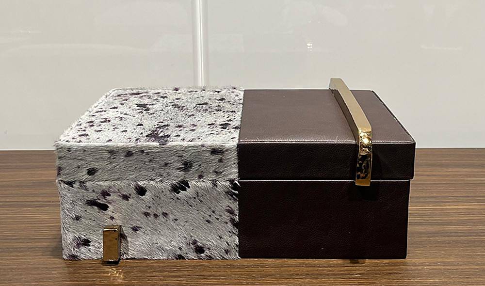 Black and White Jewellery Box - Rectangle