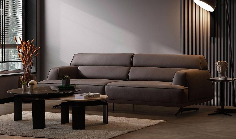 Marsala Sofa Set - Black