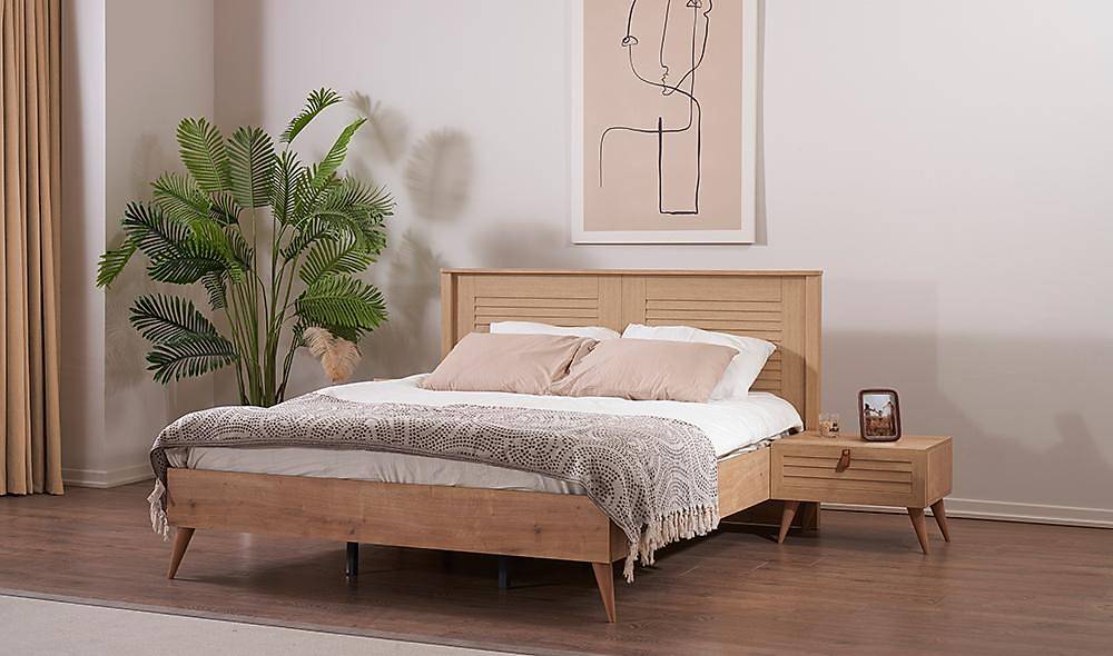 Trio Bedroom - Walnut