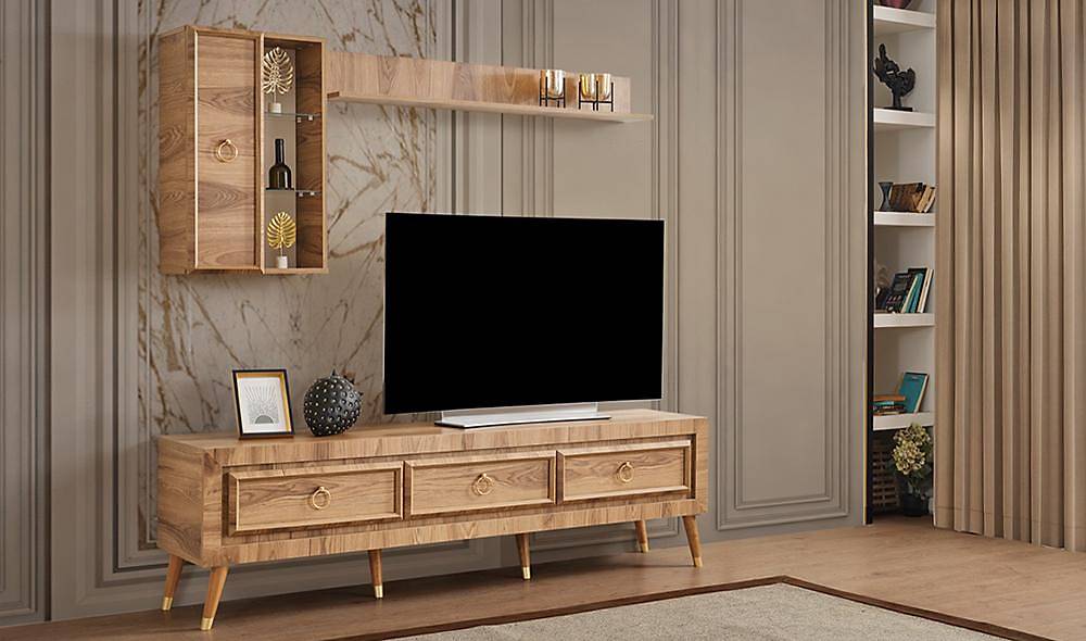 zmit Walnut Tv Unit