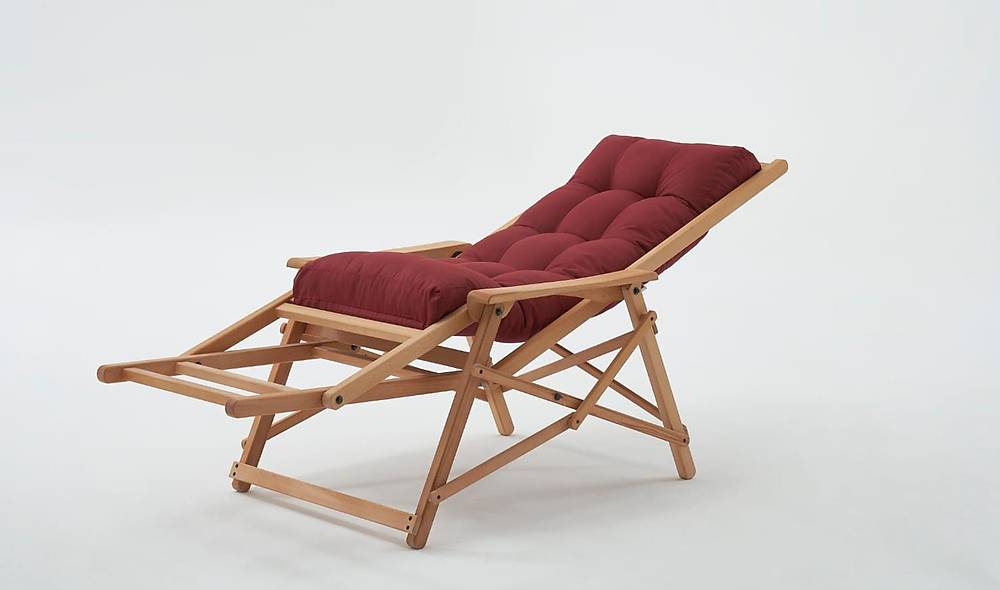 Ocean Single Garden - Balcony Sofa - Burgundy