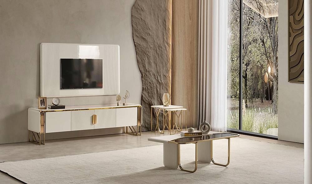 Misis Tv Unit - Ecru