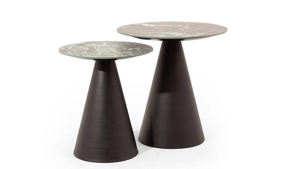 Mushroom Double Nesting Table Set
