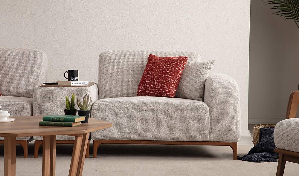 Kappa Sofa Set - Cream