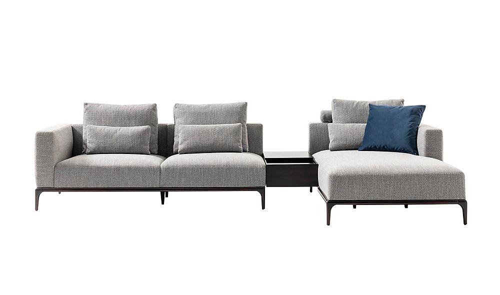 Novano Corner Set - Gray