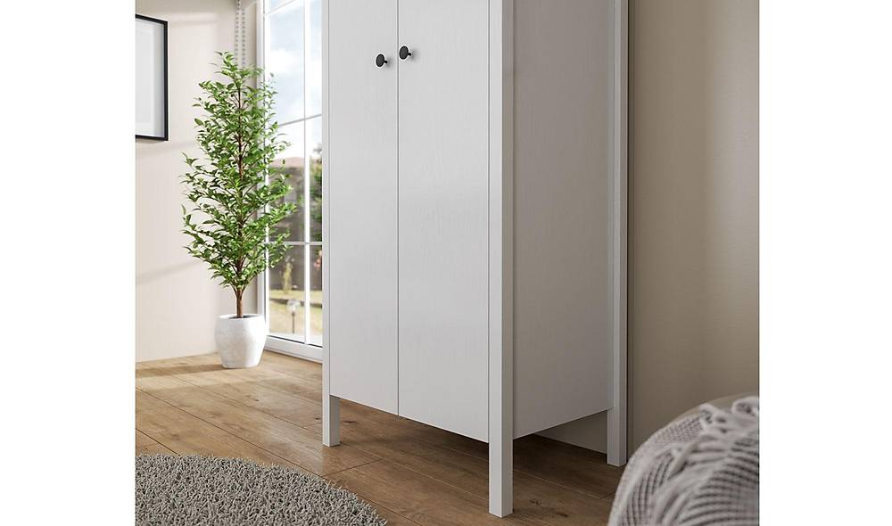 Esli 2 Door Wardrobe - Hanger