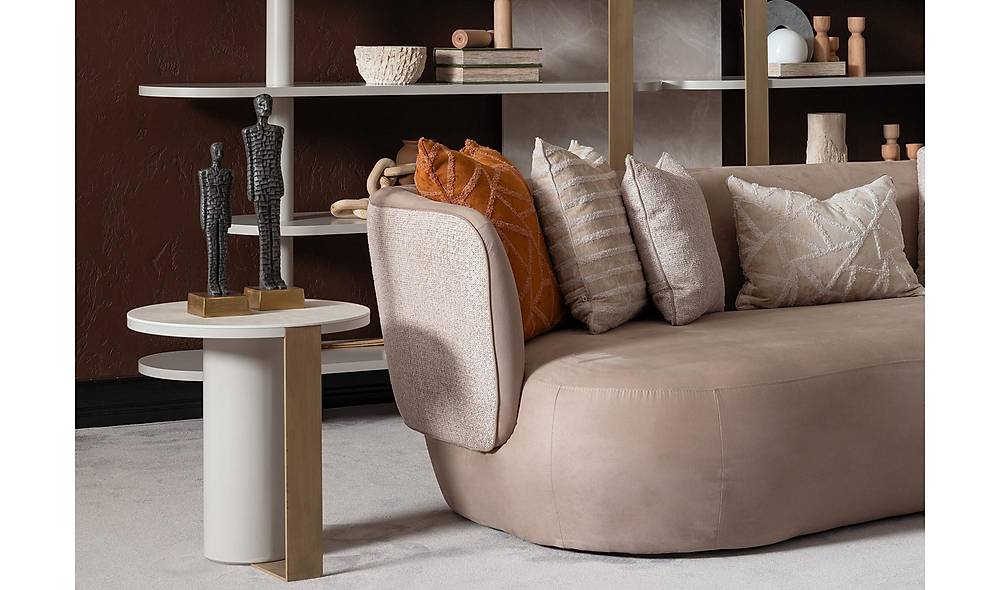 Dovita Quad Sofa - Brown