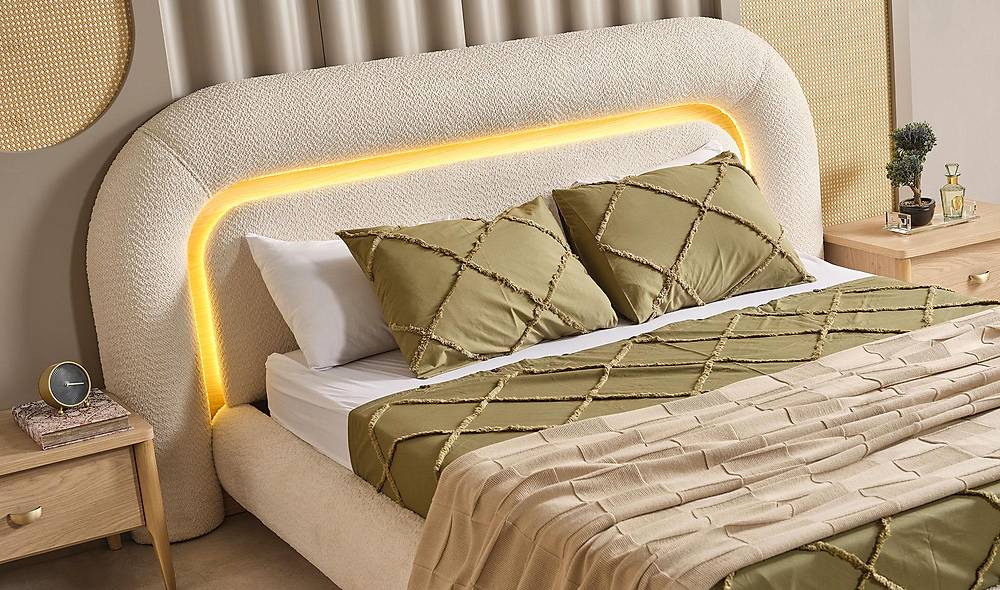Lotus Bedstead and Headboard