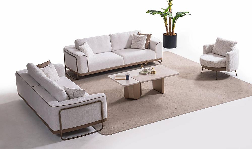 Calipto Sofa Set - Beige
